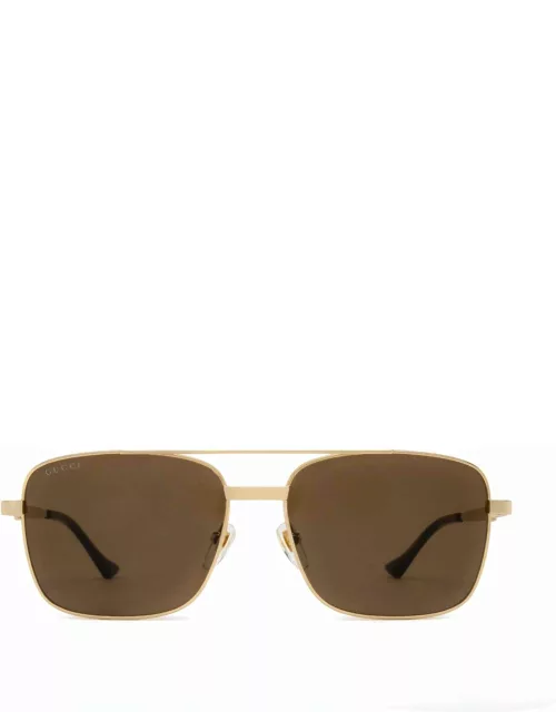 Gucci Eyewear Gg1441s Gold Sunglasse