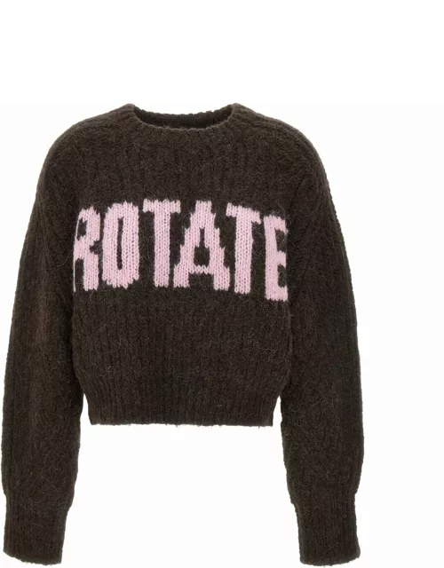 Rotate by Birger Christensen firm Knit Jumper Wool And Alpaca Sweater