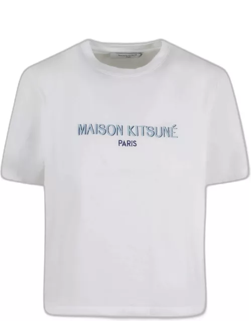 Maison Kitsuné Maison Kitsune Paris Boxy T-shirt