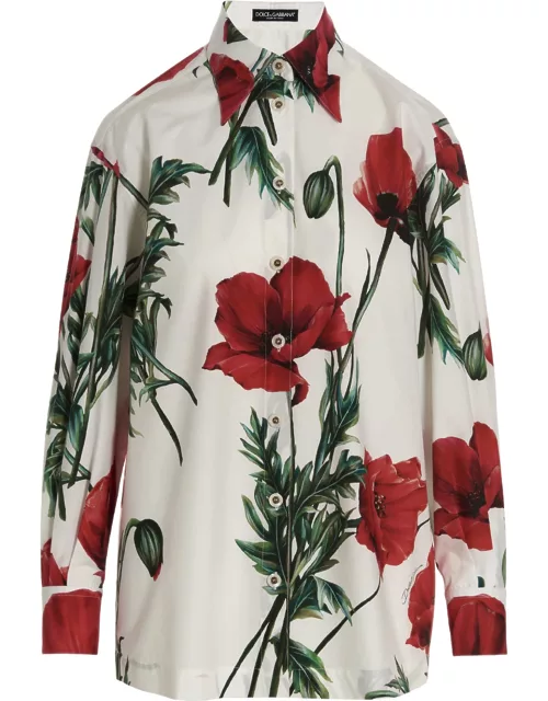Dolce & Gabbana happy Garden Print Shirt