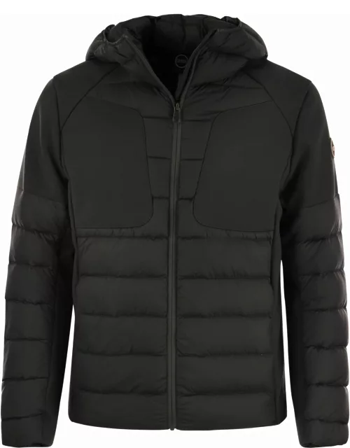 Colmar New Warrior - Hooded Down Jacket In Double Fabric