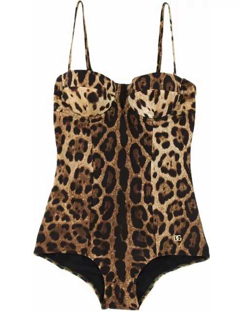 Dolce & Gabbana Animalier One-piece Swimsuit