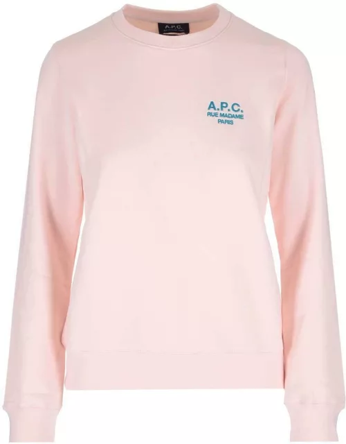 A.P.C. Logo-print Crewneck Sweatshirt