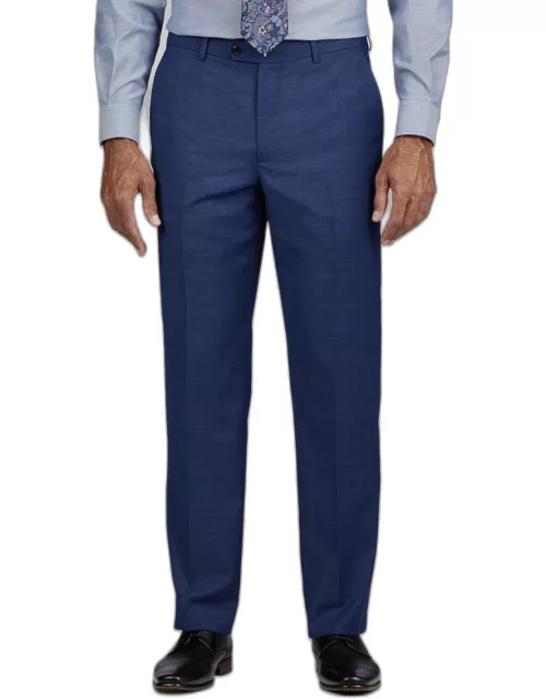 JoS. A. Bank Big & Tall Men's Tailored Fit Suit Separates Pants , Blue