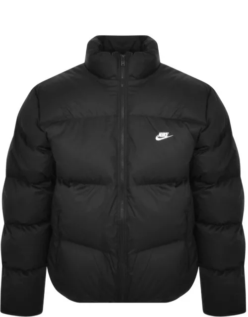 Nike Logo Puffer Jacket Black