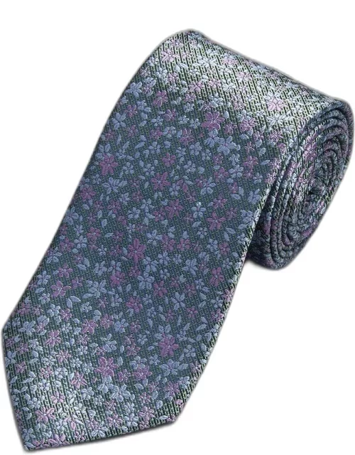 JoS. A. Bank Men's Reserve Collection Mini Floral Tie, Lilac, One