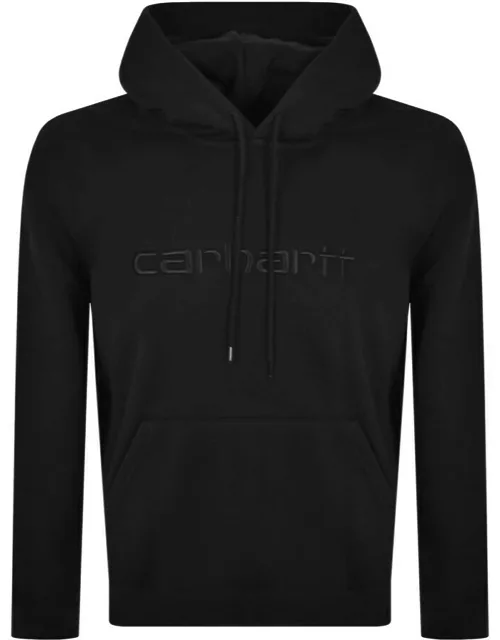 Carhartt WIP Logo Hoodie Black
