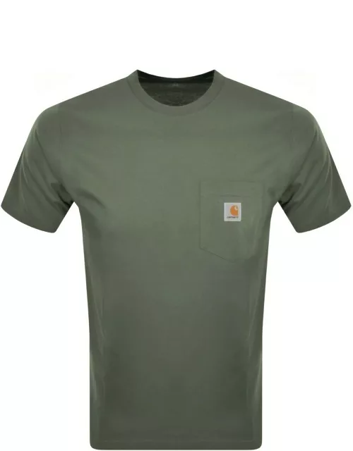 Carhartt WIP Pocket Short Sleeved T Shirt Green