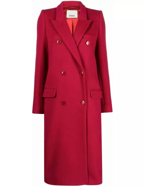 Enarryli long red coat