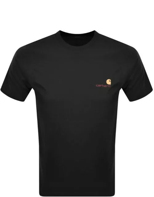 Carhartt WIP Script Logo T Shirt Black