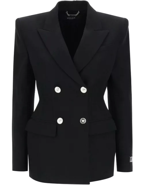 VERSACE Hourglass double-breasted blazer