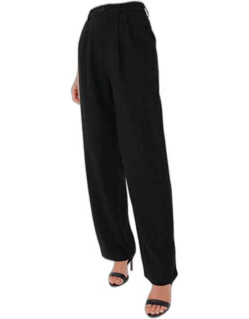 Black Twill Carrie Pant