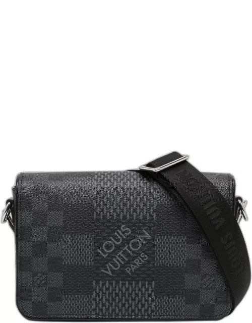 Louis Vuitton Black Damier Graphite Studio Messenger Bag