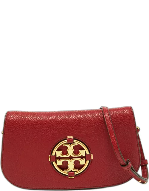 Tory Burch Red Leather Small Miller Shoulder Bag