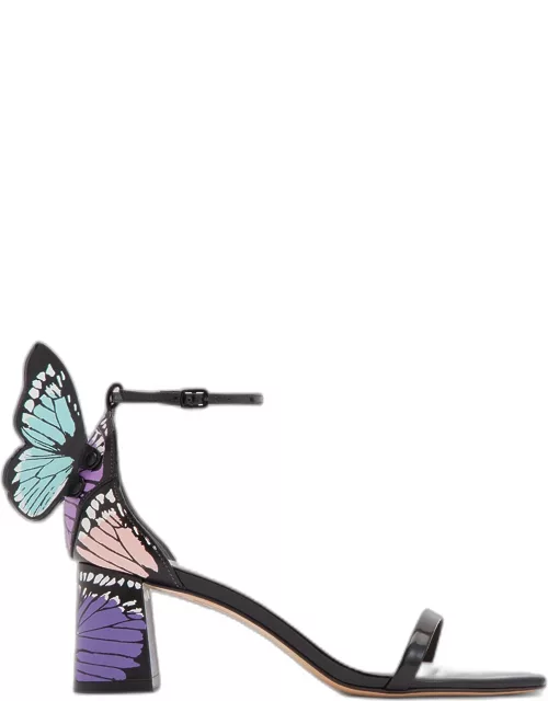 Chiara Butterfly Printed Block-Heel Sandal