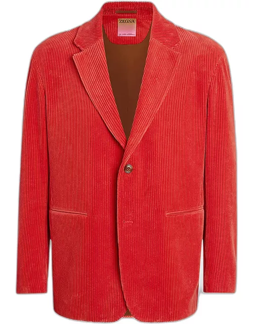 Men's Cotton-Cashmere Corduroy Jacket