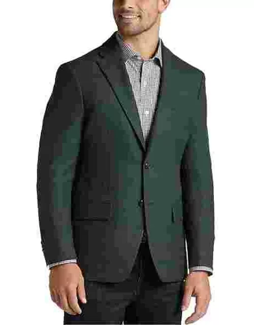 Tommy Hilfiger Men's Modern Fit Sport Coat Green Textured