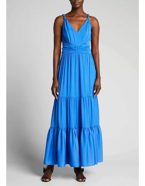 Remy V-Neck Tiered Maxi Dres