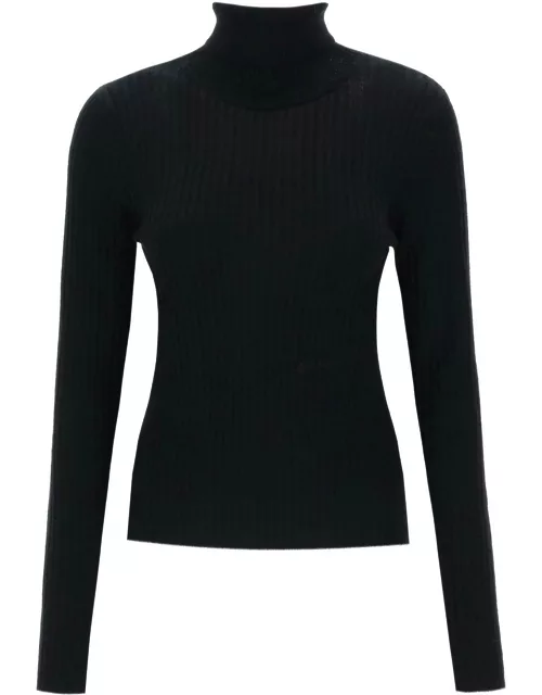 GANNI turtleneck sweater with back cut out