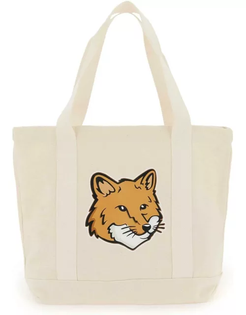MAISON KITSUNE Fox Head tote bag