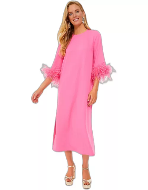Hot Pink Feather Jamie Dres