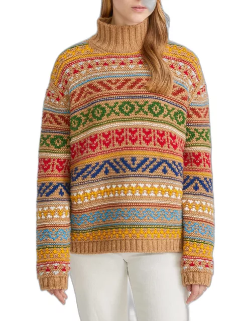 Bernina High-Neck Cashmere Sweater