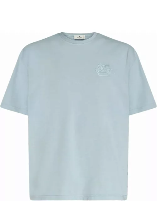 Etro Powder Blue Cotton T-shirt