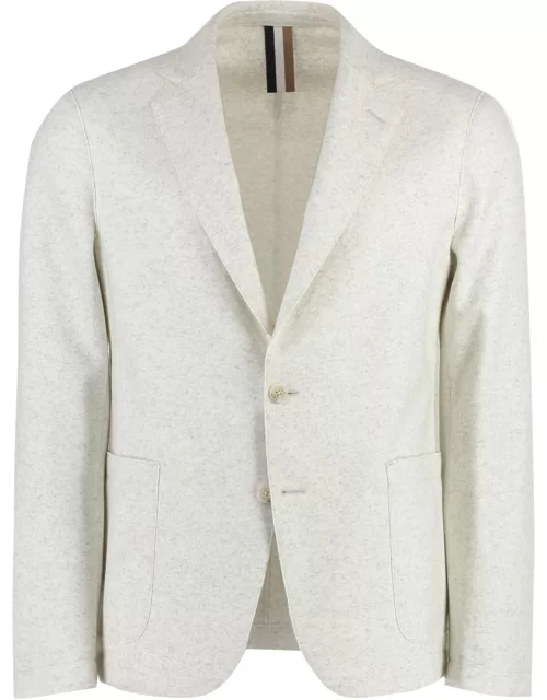 Hugo Boss Wool Blend Single-breast Jacket