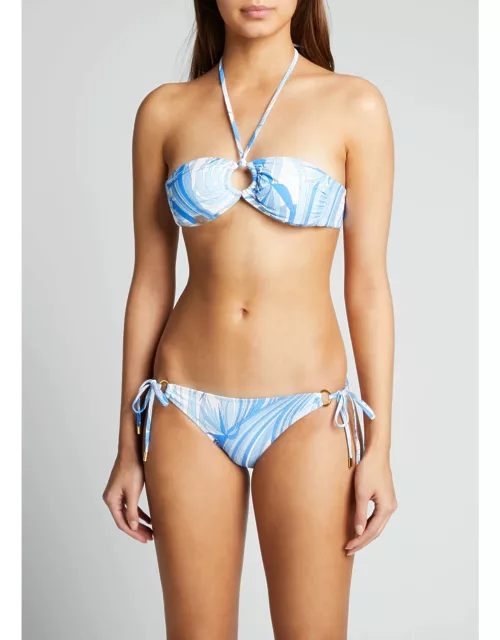 Janeiro Printed Halter Bikini Top