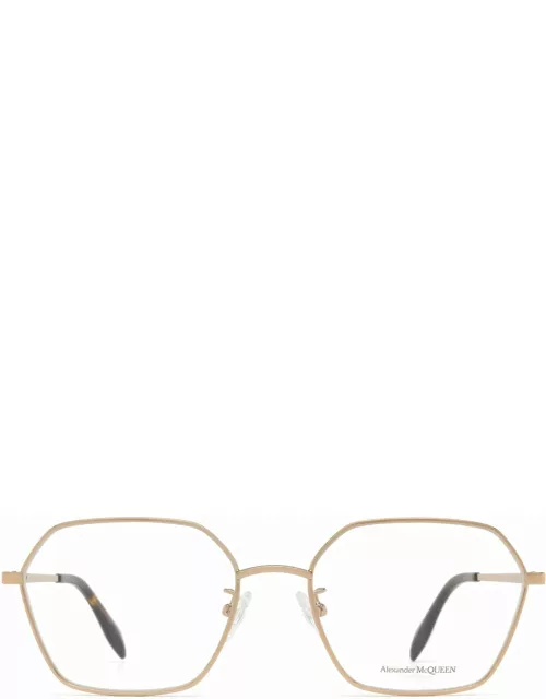 Alexander McQueen Eyewear Am0437o Rose Gold Glasse