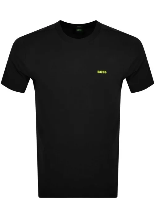 BOSS Logo Crew Neck T Shirt Black