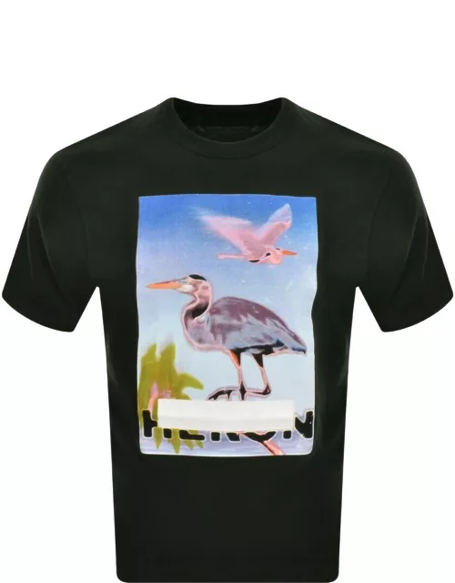 Heron Preston Censored Heron Logo T Shirt Black