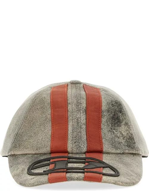 diesel baseball hat with sport stripe