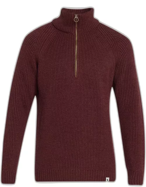 Men's Foxton Merino Wool Half-Zip Sweater