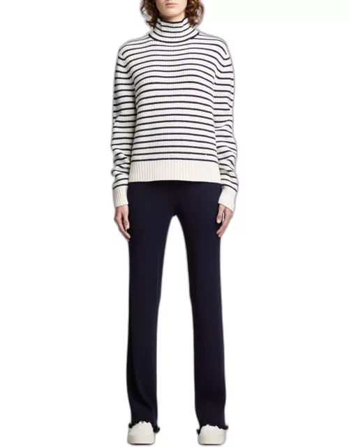 The Banks Striped Mock-Neck Sweater