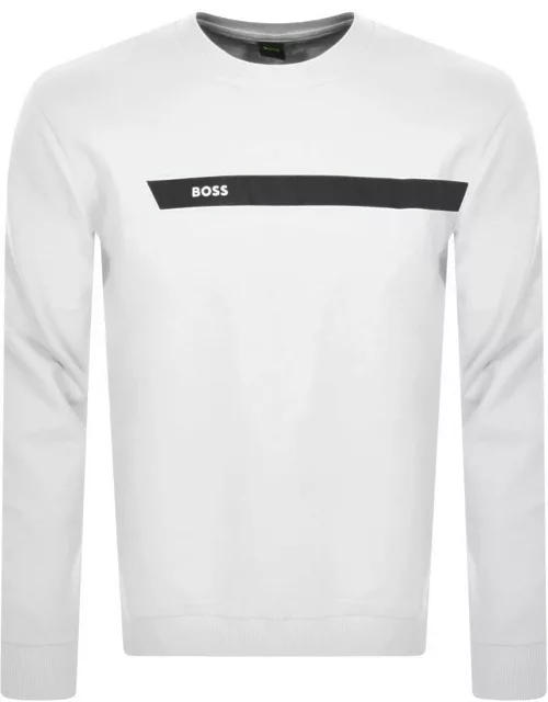 BOSS Salbo 1 Sweatshirt White