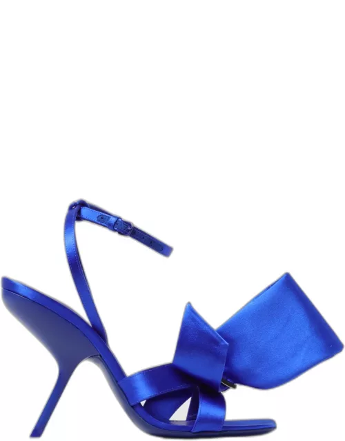 Heeled Sandals FERRAGAMO Woman colour Blue