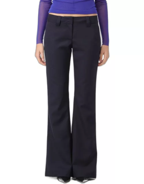 Trousers PALM ANGELS Woman colour Navy