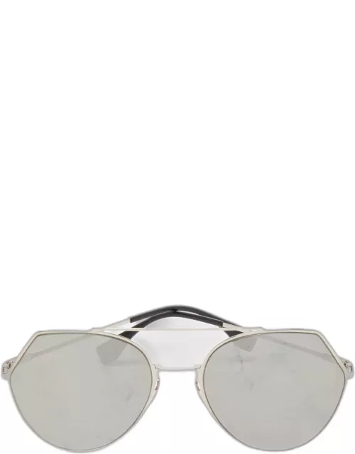 Fendi Black/Silver FF 0194/S Frame Aviators Sunglasse