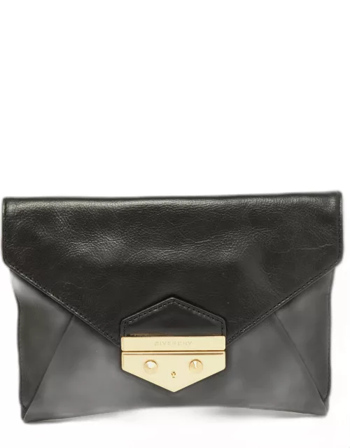 Givenchy Black Leather Envelope Antigona Clutch