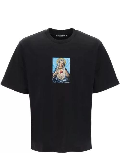 Dolce & Gabbana Black T-shirt With Print