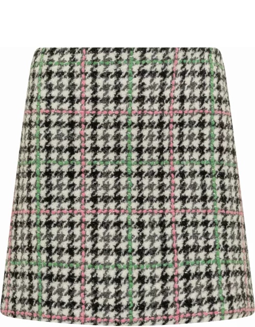 MSGM Tartan Skirt