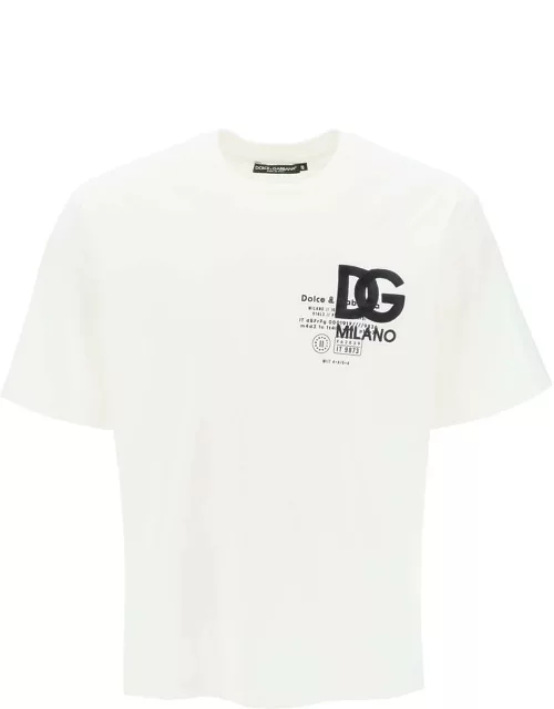 DOLCE & GABBANA t-shirt with embroidery and print