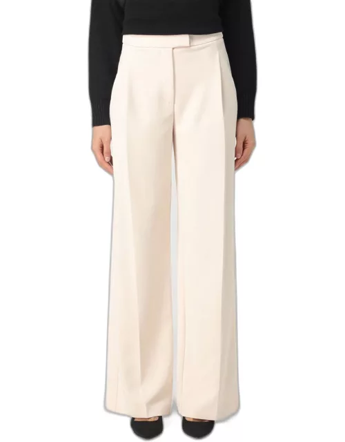 Trousers SIMONA CORSELLINI Woman colour White