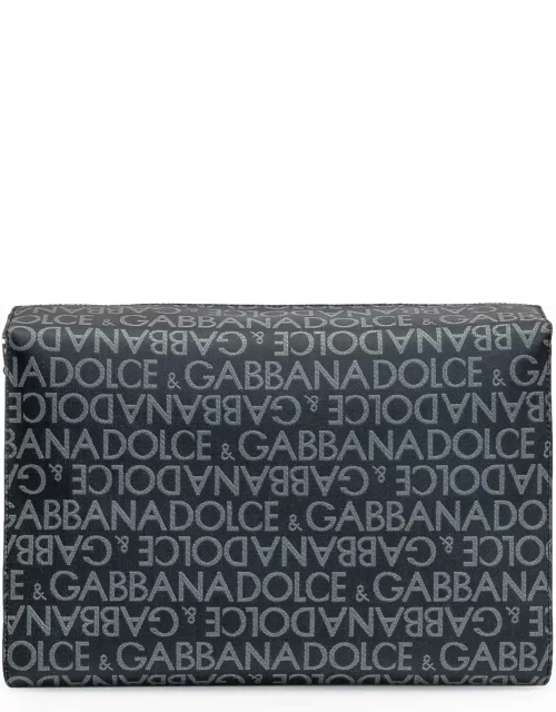 Dolce & Gabbana Jacquard Shoulder Bag