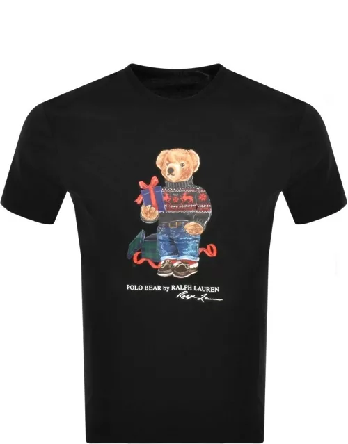 Ralph Lauren Bear T Shirt Black