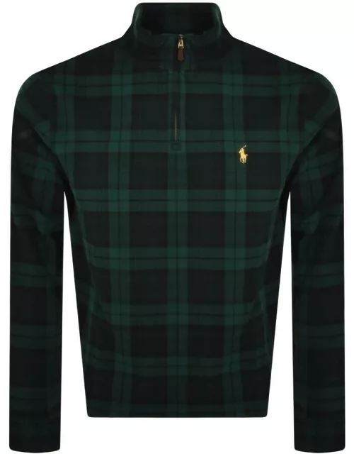 Ralph Lauren Half Zip Sweatshirt Green
