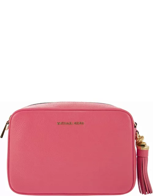 Michael Kors Ginny Leather Crossbody Bag