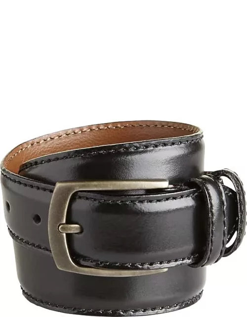 Joseph Abboud Men's Leather Dress Belt Black