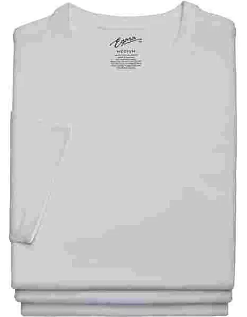 Egara Men's Slim Fit Crewneck T-Shirt, 3-Pack White